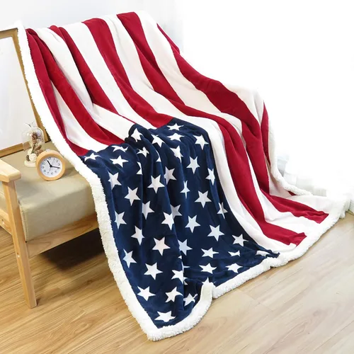 Miniatura 44 de UKELER - Manta Boho Sherpa 60" x 50" - Mantas de franela suaves y esponjosas para cama/sofá/oficina/camping A-bohemio