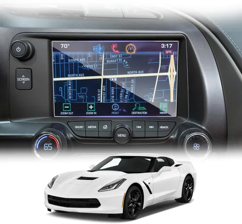 Protector de pantalla para Chevrolet Corvette 2014-2019 8 pulgadas Chevrolet Corvette Accesorios Vidrio templado 9H Corvette pantalla táctil
