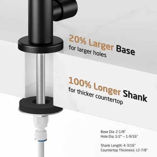 Miniatura 3 de KES Z504CLFF18-BS - Grifo de ósmosis inversa con filtro de agua potable, para fregadero de cocina, grifos de ósmosis inversa para sistemas
