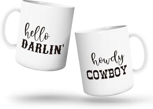 Miniatura 6 de Regalos para parejas, tazas de café de vaca occidental, regalos de boda de vaca para pareja, taza de taza de pareja, regalos para parejas, regalos