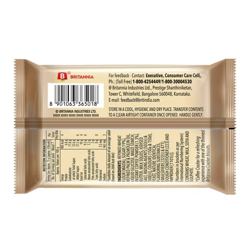 Miniatura 2 de BRITANNIA BisCafe 3.52 oz (100 g) – Galletas de café superfinas – Deliciosas, ligeras y crujientes – El mejor regalo para amigos y familiares