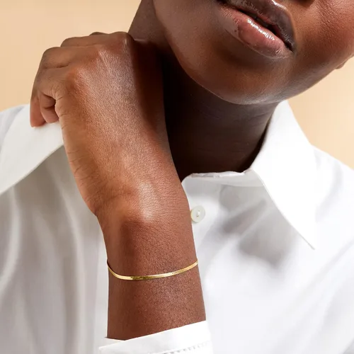 Miniatura 6 de RS Pure by Ross-Simons Pulsera de espiga de oro amarillo de 14 quilates de 0.059 in. 7 pulgadas, Oro amarillo de 14 quilates, No es una piedra