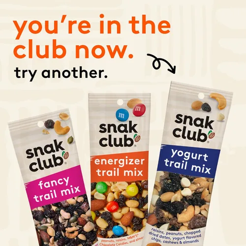 Miniatura 6 de Snak Club Energizer Trail Mix, 2 onzas (paquete de 12)