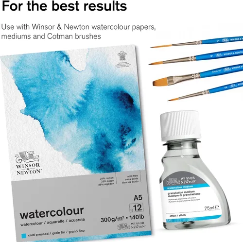 Miniatura 9 de Acuarela Cotman, tubo de 0.27 oz, color carmesí alizarina Blanco chino
