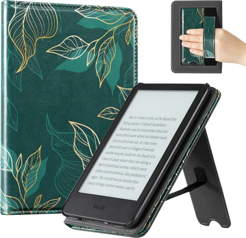 Miniatura 19 de CoBak Case for 6" E-Reader - PU Leather Smart Cover with Auto Sleep/Wake & Hand Strap