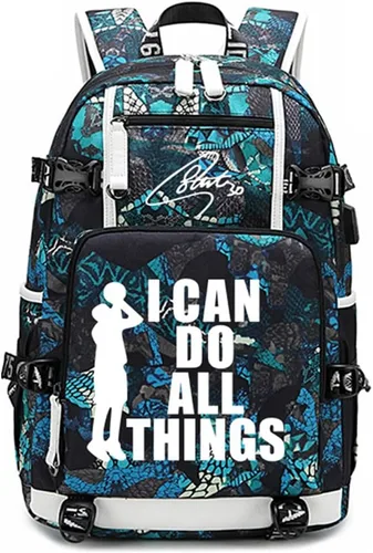 Miniatura 11 de Mochila luminosa de 30 jugadores de baloncesto, mochila de viaje, para hombres y mujeres, azul - 1, Patrón azul - 1