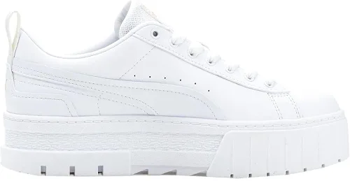 Miniatura 2 de PUMA Las mujeres Mayze Mis Platform Lace Up Sneakers Casual Zapatos Casual - Blanco