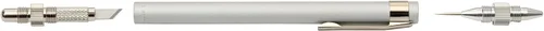 Miniatura 7 de NT Cutter Cuchillo de aluminio con punta de aguja y quemadores, 1 cuchillo (D-1000P)