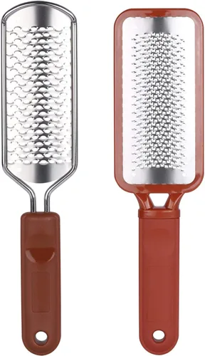 Miniatura 11 de Limpiedor de Pies Limas de Pies Removedor de Callos Negro Rallador de Talón Removedor de Piel Muerta Raspador de Talón de Acero Inoxidable
