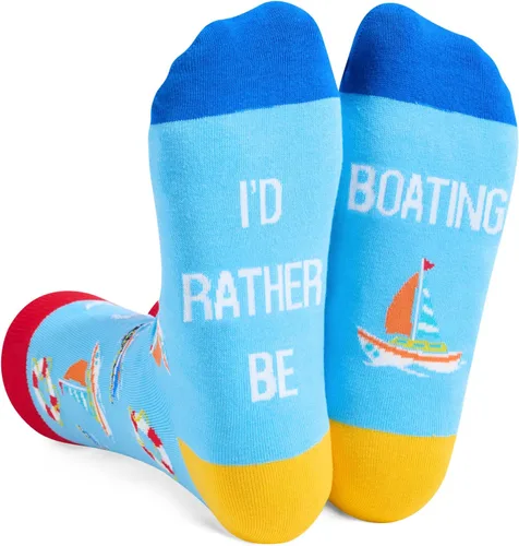 Zmart Funny Baseball Softball Hockey Soccer Boating Gifts for Men Women, Unisex Novelty Ice Field Hockey Rugby Socks