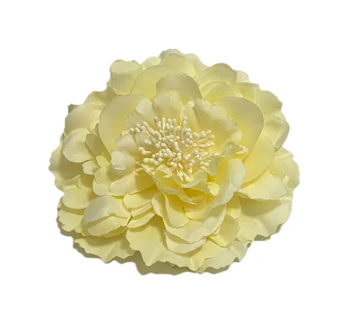 Miniatura 17 de Broche de flores de peonía bohemio para mujer, broche de flores para viajes, fiestas, festivales PF-11 (negro) (paquete de 1)