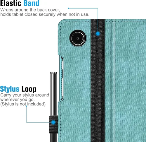 Miniatura 7 de Fintie Funda para Samsung Galaxy Tab A8 de 10.5 pulgadas modelo 2022 (SM-X200/X205/X207), cubierta trasera inteligente de visión multiángulo