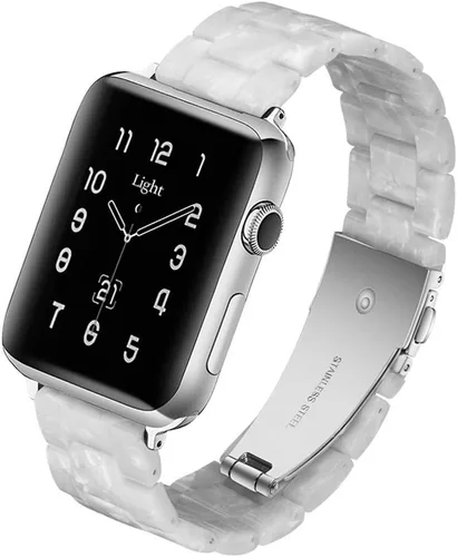 Miniatura 45 de Bandas para Apple Watch Light House - Correas de resina ligera de moda para iWatch para mujeres y hombres 38mm/40mm/41mm/42mm (Series 11 10)