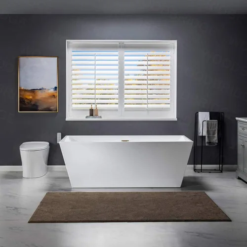 Miniatura 11 de WOODBRIDGE BTA1512-BG-Drain &O + Pillow Bañera, oro cepillado