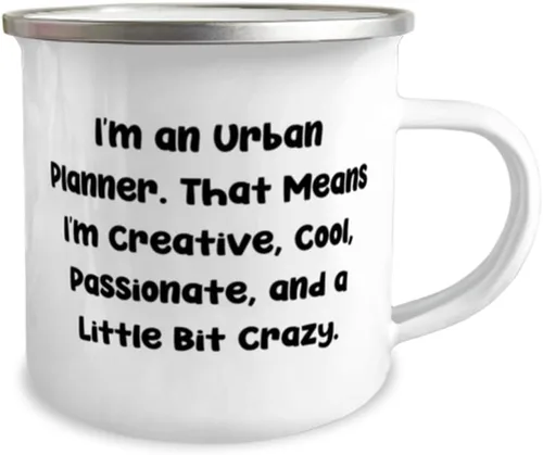 Miniatura 2 de I'm an Urban Planner. That Means I'm Creative, Cool,. 12oz Camper Mug, Urban planner Present From Boss, Cute For Coworkers, Gift ideas for urban