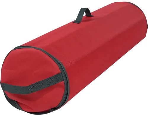 Miniatura 5 de Bolsa de almacenamiento de papel de regalo, organizador de papel de regalo debajo de la cama para almacenar múltiples rollos de papel de regalo, Rojo