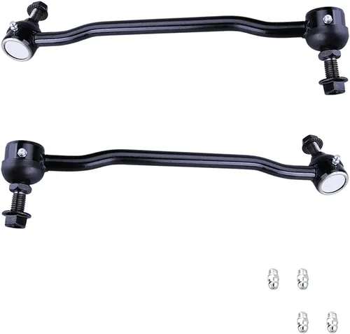 Miniatura 34 de 2 paquetes de kit de enlace de barra estabilizadora Compatible con Jeep TJ 1997-2006, enlace de barra antivuelco delantera Compatible con Jeep