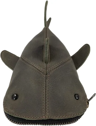 Miniatura 3 de Hide & Drink, Bolsa de monedas con cremallera, Estuche en forma de tiburón, Animales de peluche, Banco, Bolsa de cambio, monedero para lápices