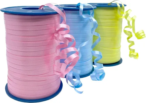 Miniatura 8 de Morex Ribbon 253/3PK-914 - Cinta rizadora de 3/16 pulgadas x 1500 yardas (paquete de 3) cinta patriótica para envolver regalos, decoraciones