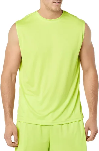 Miniatura 5 de Tienda Essentials Men's Active Performance Tech Muscle Sleeveless Tank Top Workout Shirt, Pack of 2