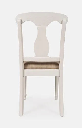 Miniatura 5 de Jofran Grafton Farms - Silla de escritorio, color blanco cepillado