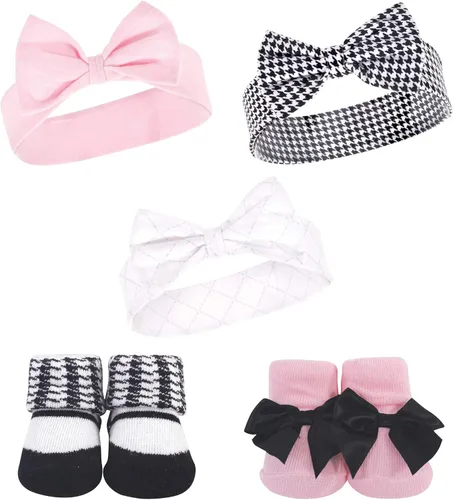 Miniatura 18 de Hudson Baby Conjunto de regalo de diadema y calcetines para niña
