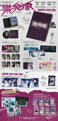 Miniatura 3 de Stray Kids 8º mini álbum -ROCK STAR (LIMITED STAR ver.) + [Juego de tarjetas de fotos STRAYKids]