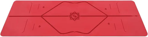 Miniatura 9 de Liforme Tapete Especial para Yoga – Incluye Bolsa de Yoga Gratis - Sistema de Alineación Patentado, Agarre al Estilo Guerrero, Antideslizante, Rojo