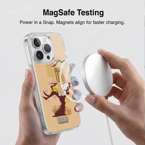 Miniatura 220 de Carcasa de gel para iPhone 7 Plus/iPhone 8 Plus, diseño de Snoopy Oriental de Peanuts, Badges