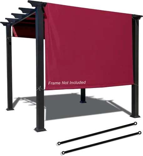 Miniatura 10 de Alion Home Toldo universal impermeable para pérgola – Toldo de repuesto para pérgola – Cubierta de sombra ajustable para exteriores con varillas