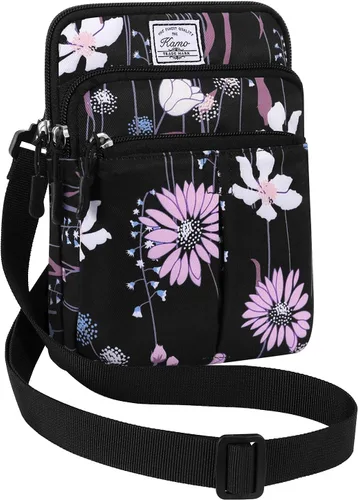 Miniatura 9 de Kamo Bolso Multifuncional para Teléfono de Un Solo Hombro, Bolso de Cintura para Teléfono, Bolso Diagonal Cruzado, Estuche para Teléfono Inteligente