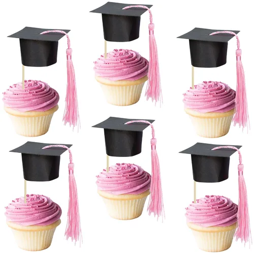 Miniatura 25 de Gyufise 1 decoración de pastel So Proud of You Black Glitter 2026 Decoración de pastel de fiesta de graduación You Did It, decoración de pastel