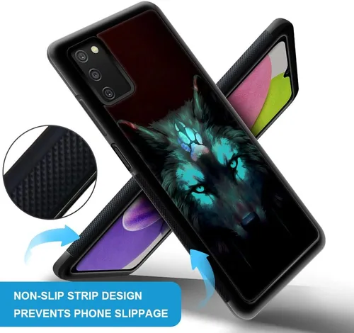 Miniatura 3 de CARLOCA Funda compatible con Samsung Galaxy S20 FE, diseño gráfico de identidad negro espiritual lobo, a prueba de golpes, antiarañazos