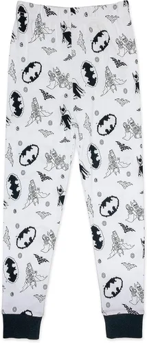 Miniatura 5 de LEGO Batman - Pijama para niños, 2For1 de algodón, color negro, 8, Negro Multi