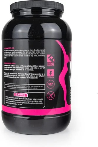 Miniatura 9 de Her Natural Whey- Proteína en polvo para mujeres para bajar de peso y para apoyar la masa muscular magra – bajo en carbohidratos – sin gluten – rBGH