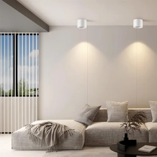 Miniatura 5 de Lámpara de techo de montaje empotrado, 20 W LED regulable 5.9 pulgadas, lámpara de techo de aluminio rústica moderna para vestíbulo, armario, Blanco