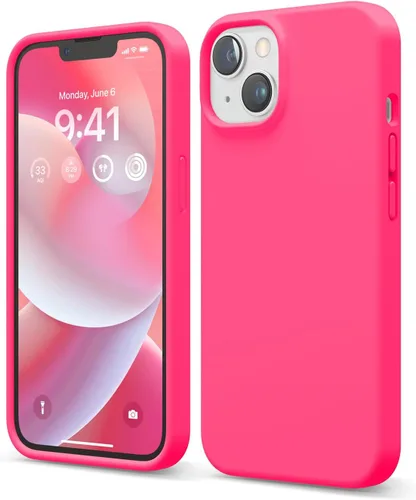Miniatura 11 de elago Funda compatible con iPhone 14, de silicona líquida, funda protectora de cuerpo completo, a prueba de golpes, diseño delgado, forro