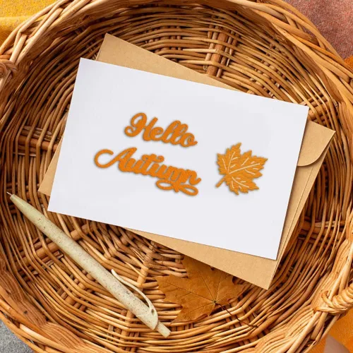 Miniatura 5 de Troqueles de corte de palabras de Acción de Gracias de otoño para hacer tarjetas y decoraciones de álbumes de fotos, plantillas de troqueles