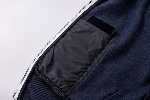 Miniatura 6 de OHSNMAKSL Men's Full Zip Hoodie Fleece Jacket Sweatshirt Lined work coat