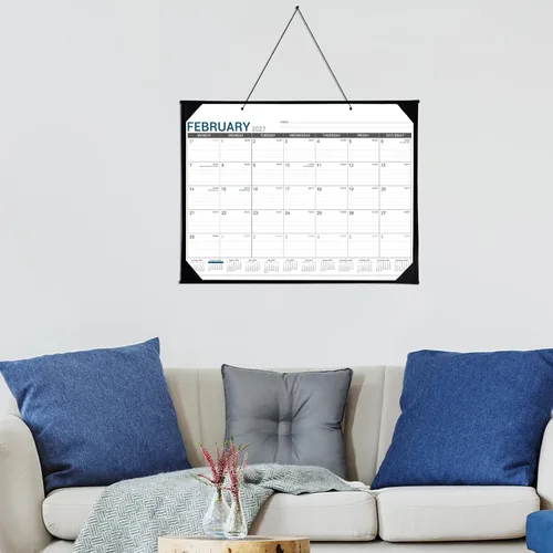 Miniatura 6 de Calendario de escritorio 2026-2027, calendario de escritorio de embalaje en rollo 2026-2027, julio de 2026 a diciembre de 2027, calendario