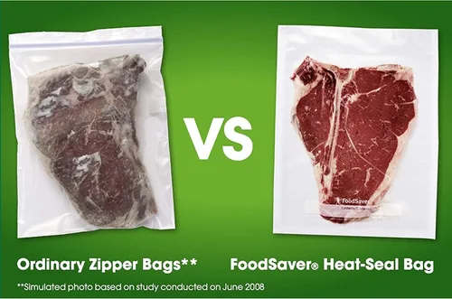 Miniatura 3 de FoodSaver Sellador al vacío de 1 cuarto de galón, bolsas, 90 unidades Sin BPA, grado comercial para almacenamiento de alimentos y Sous Vide