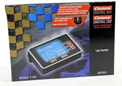 Carrera Digital 124/132 - Contador de regazo, color negro