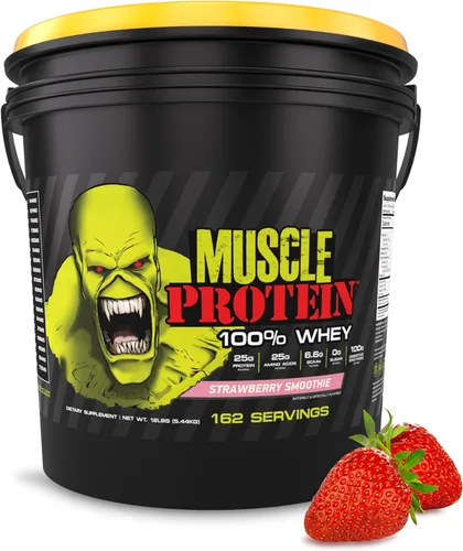 Miniatura 12 de COLOSSAL LABS Muscle Protein - Polvo de suero de leche [5 libras/paquete de 1] – Filtrado en frío, 0.88 oz de proteína pura, 0.18 oz de BCAA