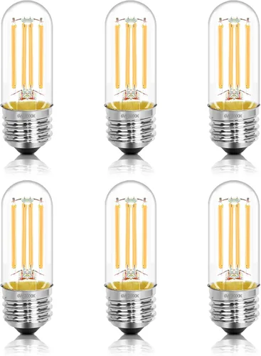 Miniatura 9 de Bombillas LED tubulares T10 de 5 pulgadas, bombillas Edison vintage E26 de 4000 K, regulables, 4 W igual a 40 vatios, 400 lúmenes, bombillas
