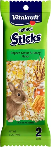 Miniatura 13 de Vitakraft Crunch Sticks - Golosinas de conejo - Zanahoria y miel - Palitos masticables de conejo (Wild Berry & Miel)