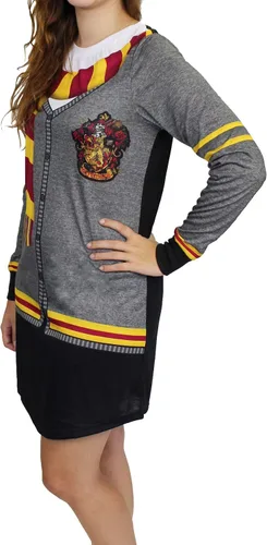 Miniatura 2 de Harry Potter Hogwarts Gryffindor - Pijama de manga larga para mujer, gris