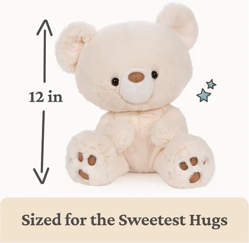 Miniatura 4 de GUND Oso de peluche Kai, animal de peluche prémium para edades de 1 año en adelante, vainilla/crema, 12 pulgadas