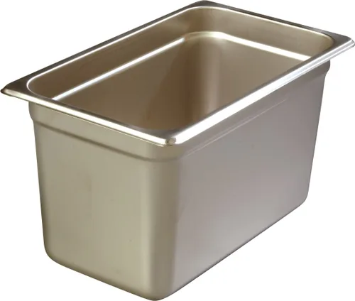Miniatura 6 de Carlisle FoodService Products Durapan - Bandeja de acero inoxidable tamaño 1/4, Hotel Pan para catering, bufés, restaurantes, acero inoxidable, 6