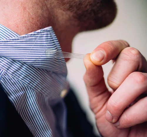 Miniatura 5 de Anclaje de moda Collar se mantiene para hombres Sin Metal. Sin Imanes. Solo sostenga.