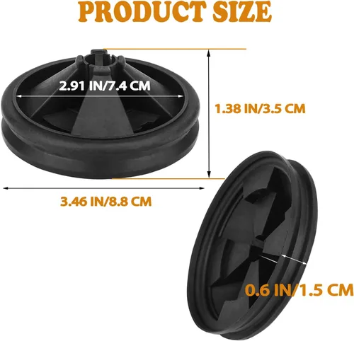 Miniatura 2 de InSinkErator Evolution Series - Protector contra salpicaduras de 3 3/8 pulgadas, desagüe para fregadero de cocina, desagüe de cocina extraíble